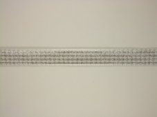 Tkaná kostková stuha s metaloplastem a drátem 1,5cm/25m