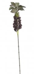 Umělý kvetoucí sukulent H25cm, zápich celkem 85 cm