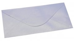 Jednobarevné obálky s vymačkávaným dekorem růžiček 22 x 11cm -10 ks