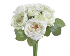 Růže svazek stonků s květy mix, 9 stonků, dl. 24cm, barva 02