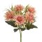 Kytice umělých chryzantém a jiných kvítků, Ø kvítku 6 cm, dl. kytice 34cm