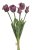 Svazek umělých papouščích tulipánů hlavička 5,5cm, celkem dl. 46 cm - 5ks