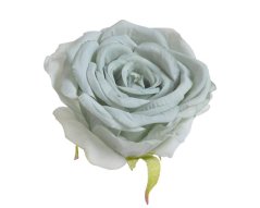 Velká hlavička rozvité umělé růže Ø8cm - 6ks