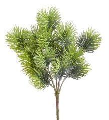 Větvička umělého chvojí - 7 výhonů dl. 35 cm
