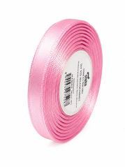 Atlasová stuha světle růžová 12 mm × 32 m