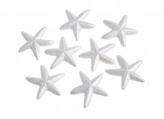 Letní dekorace umělé hvězdice na přílepce 3,5cm x 2cm - 8ks