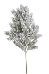 Vánoční dekorace umělá posněžená smrková větev dl. 48cm