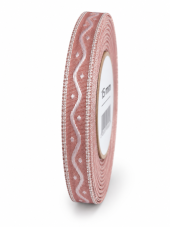 Plátnová stuha s metaloplastem a drátem 15 mm × 25 m