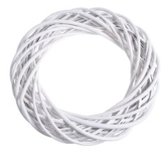Proutěný věnec z různých druhů proutí Ø 40cm/tl.9cm