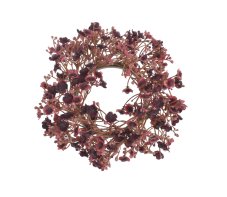 Dekorační věnec z větviček kvetoucí gypsophily Ø 20 cm