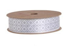 Bavlněná tužená stuha s potiskem 2cm/10m