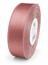 Atlasová stuha oboulícní s metalickým efektem 24 mm × 20 m
