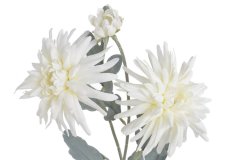 Umělá kvetoucí chryzantéma s dvěma květy a poupětem Ø13cm/dl.65cm