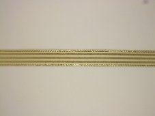 Pruhovaná plátnová stuha s metaloplastem 1,5cm/25m
