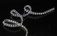 Dekorační diamantový pás š. 1cm/dl.10y