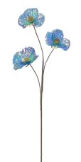 Opalizující umělý anemon 72 cm – luxusní květinová dekorace
