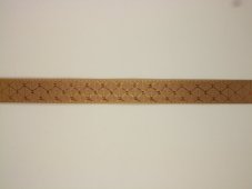 Plátnová stuha se vzorem,metaloplastem a drátem 1,5cm/25m