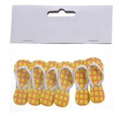 Letní dekorace mini žabky 4,5cm - 6 ks