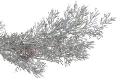 Girlanda z umělého chvojí se šiškami dl. 150cm