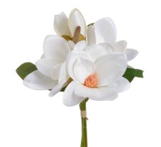 Kytice umělých magnolií  3+2, dl. 32cm