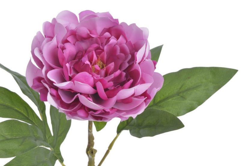 Umělá pivoňka na stonku, hlavička Ø12cm/dl.56cm