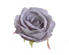 Umělá velká hlavička  růže Ø 7cm - 6 ks
