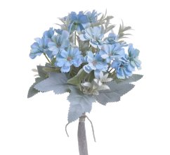 Kytice umělého kvetoucího clematis, květ 4cm, dl. 30cm