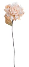 Krajková růže s listem, Ø 13 cm, dl. 54 cm