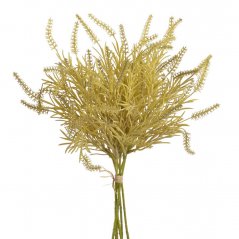 Umělá kvetoucí ozdobná tráva dl.41cm - 6ks
