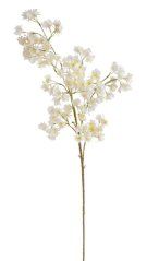 Dekorace umělá kvetoucí větev višně dl. 93cm