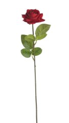 Umělá kvetoucí růže, květ Ø 8cm, dl. 52cm