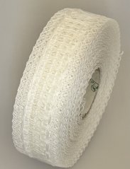 Bavlněná síťovaná stuha 3,8cm/10m
