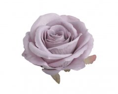 Velká hlavička umělé polorozvité růže 8 cm, 6ks, barva_05