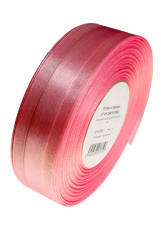 Atlasová stuha s monofilem a vlascem  2,5cm/25m