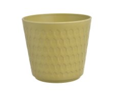 Dekorace - plastový obal na květináč 14,5cm∅ x 13cmH