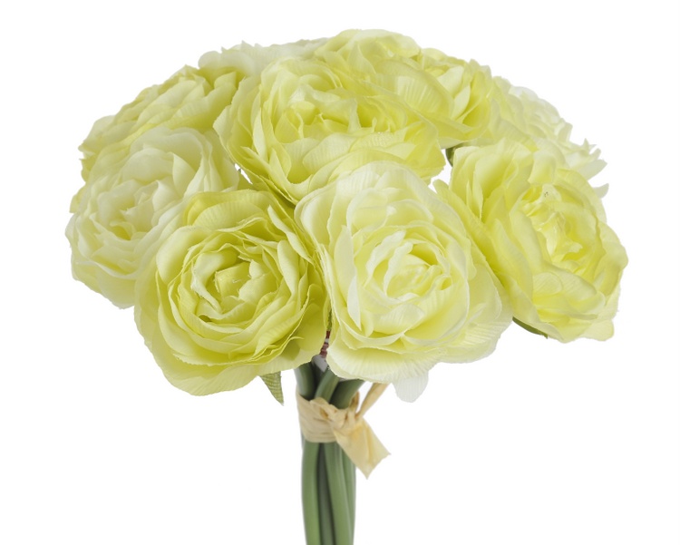 Svazek umělých ranunculusů Ø květu 6 cm, dl.20 cm