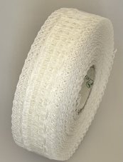 Bavlněná síťovaná stuha 3,8cm/10m