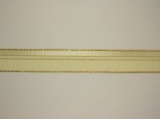Plátnová stuha se vzorem a metaloplastem 25mm/25m