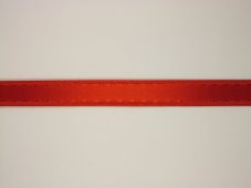Atlasová jednobarevná stuha se vzorem 1,3cm/20m