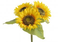 Kytice umělých slunečnic, květ Ø 12cm/dl. 26cm