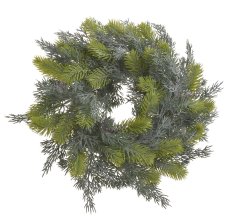 Umělý chvojový věnec se šiškami Ø 32 cm