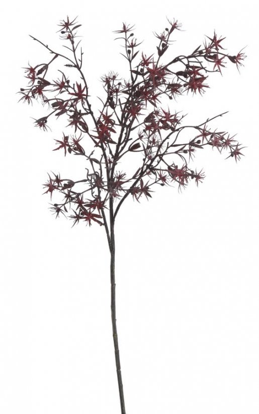 Umělá rostlina členitá větev s květy ve tvaru hvězdiček dl. 94cm