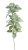 Umělá větvička s listy dl.55 cm, barva 07