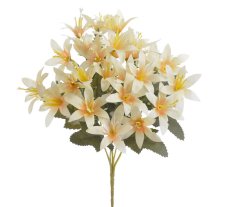 Kytice mini lilií 36 květů na 6 výhonech s listy, dl. 29cm