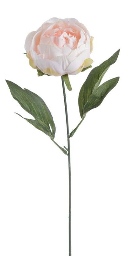 Umělá  pivoňka na stonku, hlavička Ø6cm/dl.44cm