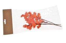 Podzimní dekorace umělé větvičky s bobulemi dl. 19cm - 3ks
