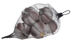 Dekorační dýně z polystyrenu 6 ks, Ø 7cm - různé barvy