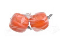 Dekorační dýně Halloween 7 cm – oranžová, 2 ks