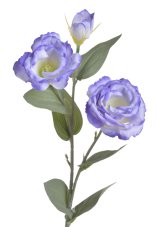 Umělá rozkvetlá eustoma dl.63cm