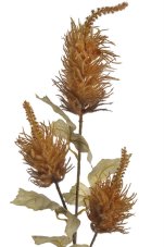 Umělý kvetoucí amaranthus 3 květy H 93cm